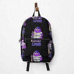 L Glaswegian Football Grounds Green Shapes Mascot Backpack