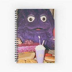 Creepiest Grimace's Birthday Noteboo