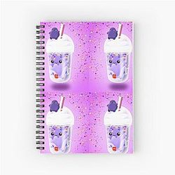 Cute Grimace Shake Spiral Notebook