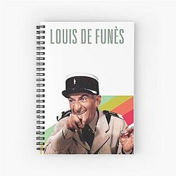 Louis de Funès Spiral Notebook