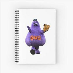 Grimace Fan Notebook