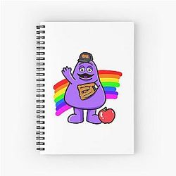 Grimace Spiral Notebook