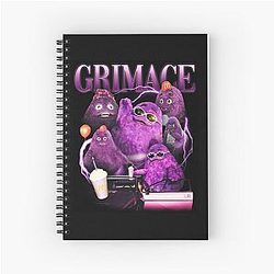 Grimace in 90s Y2K Style Tribute Notebook