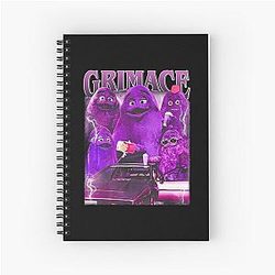 Grimace Retro Spiral Notebook