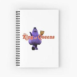 Grimace King of Queens Spiral Notebook