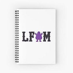 Let's Go Grimace Spiral Notebook