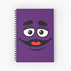 Grimace Spiral Notebook