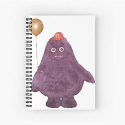 Baby Grimace Spiral Notebook