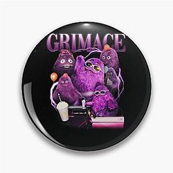 Grimace in 90s Y2k Style Tribute Pin