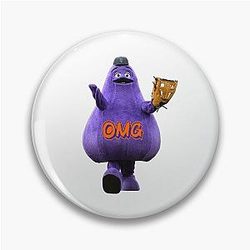 Grimace Fan Pin