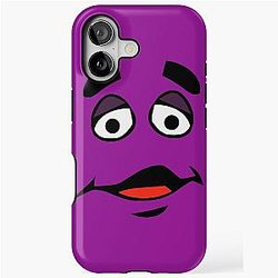 Grimace Cartoon Design iPhone Tough Case