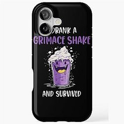 I Drank A Grimace Shake And Survived iPhone Tough Case