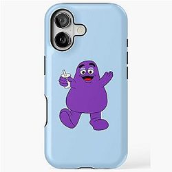 McDonald's Grimace Fast Food Mascot iPhone Case