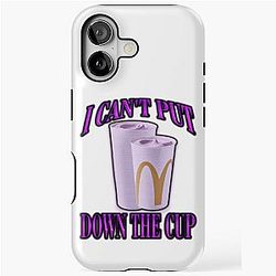 Dave Blunt's Grimace Shake Meme Design iPhone Tough Case