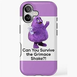 Grimace Shake iPhone Case