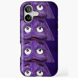 Grimace Face iPhone McDonald's Tough Case