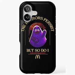 Grimace The Horrors Persist But I Do iPhone Tough Case