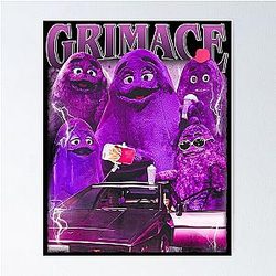 Grimace Vintage Poster