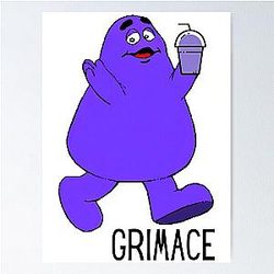 Grimace - Happy Birthday Grimace Shake McDonald's Poster