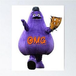Grimace Fan Poster