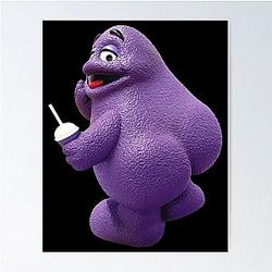 Grimace Funny Poster
