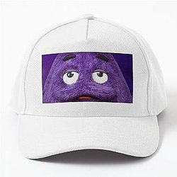 Grimace Face close-up McDonald's Baseball Cap