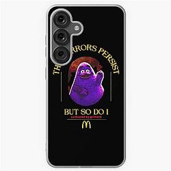 Grimace The Horrors Persist But So Do I Samsung Galaxy Soft Case