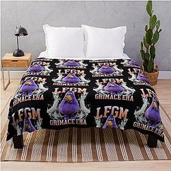 Grimace Era Throw Blanket