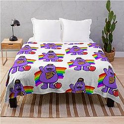 Grimace Throw Blanket