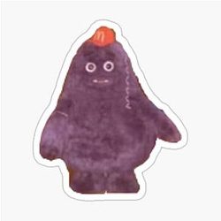 Grimace Birthday Sticker