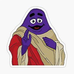 Lord Grimace Sticker