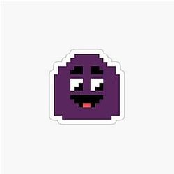 Grimace sticker