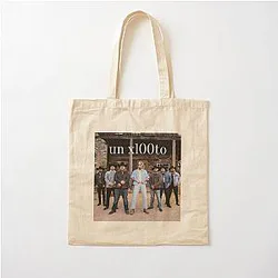 Bad Bunny - Un X100to Song Cover Grupo Frontera Cotton Tote Bag