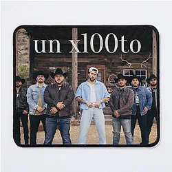 Bad Bunny - Un x100to song cover Grupo Frontera Mouse Pad