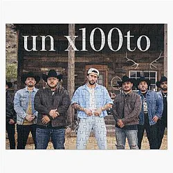 Bad Bunny - Un x100to song cover Grupo Frontera Jigsaw Puzzle