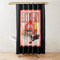 Grupo Frontera El Comienzo album 2023 Shower Curtain