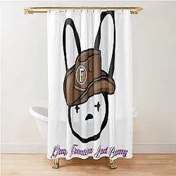 Grupo Frontera x Bad Bunny Shower Curtain