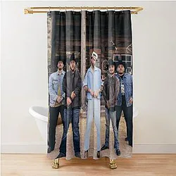 Bad Bunny - Un x100to song cover Grupo Frontera Shower Curtain