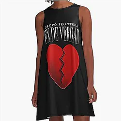 Ex De Verdad Grupo Frontera A-line Dress