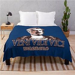 A Conquering Guenther Steiner Throw Blanket
