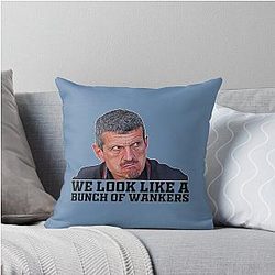Funny F1 Boss Quote Guenther Steiner Throw Pillow