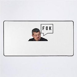 Guenter Steiner Funny Quotes FOK Desk Mat