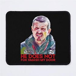Guenther Steiner F1 He Does Not Smash My Door Mouse Pad