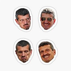 Guenther Steiner Pack Sticker