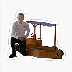 Guenther Steiner Boat Ship Drive to Survive Aldi