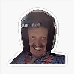 Guenther Steiner racing sticker