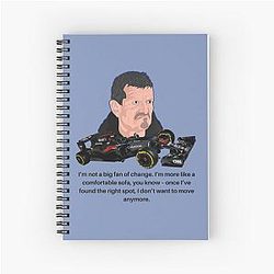 Guenther Steiner funny quotes Spiral Notebook