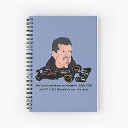 Guenther Steiner Spiral Notebook