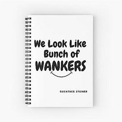 Guenther Steiner Funny Quotes Spiral Notebook