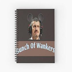 Guenther Steiner Funny Spiral Notebook